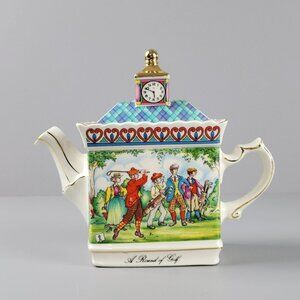 Sadler A Round Of Golf Mini Teapot Championship Collection England Discontinued